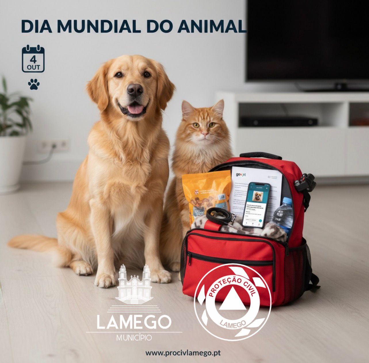 Dia Mundial do Animal: Como Incluir o seu Animal de Companhia no Plano de Emergência Familiar